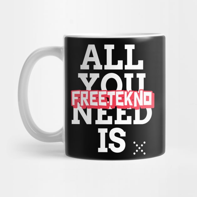 Free tekno is all you need! Hardtek by T-Shirt Dealer